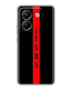Чехол для Xiaomi Poco M7 Pro 5G с картинкой «Красная линия веры»