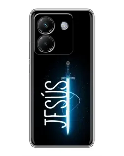 Чехол для Xiaomi Poco M7 Pro 5G с картинкой «Меч Духа Jesus»