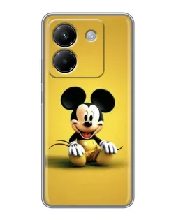 Чехол для Xiaomi Poco M7 Pro 5G с картинкой «Микки на желтом»