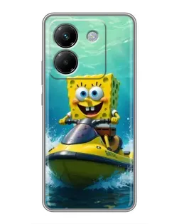 Чохол для Xiaomi Poco M7 Pro 5G з картинкою «Спанч Боб на гідроциклі» Чохол для Xiaomi Poco M7 Pro 5G з картинкою «Спанч Боб на гідроциклі»