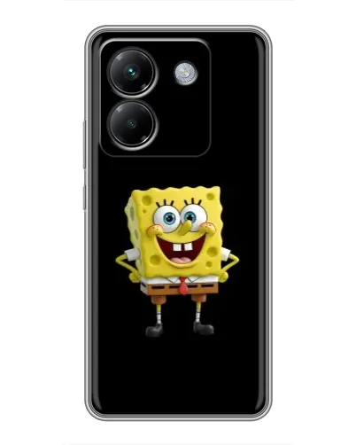 Чехол для Xiaomi Poco M7 Pro 5G с картинкой «Классический Губка Боб»