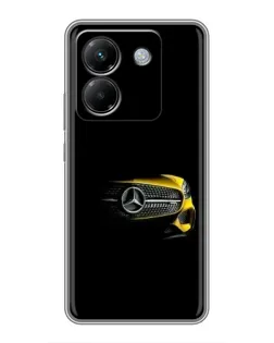 Чехол для Xiaomi Poco M7 Pro 5G с картинкой «Mercedes — ретро стиль»