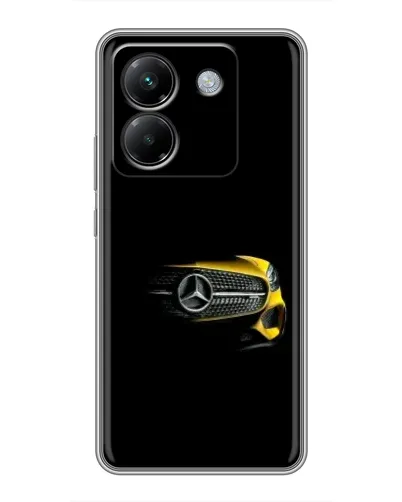 Чехол для Xiaomi Poco M7 Pro 5G с картинкой «Mercedes — ретро стиль»