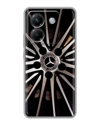 Чехол для Xiaomi Poco M7 Pro 5G с картинкой «Диск Mercedes»