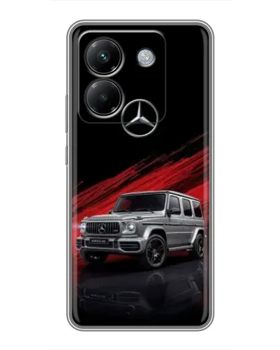 Чехол для Xiaomi Poco M7 Pro 5G с картинкой «Mercedes G-Class красный»