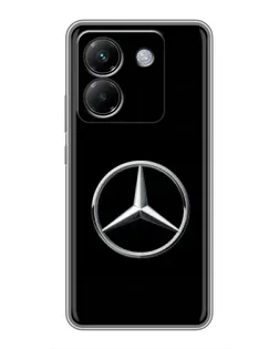 Чехол для Xiaomi Poco M7 Pro 5G с картинкой «Mercedes классический лого»