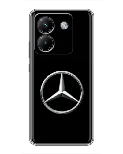 Чехол для Xiaomi Poco M7 Pro 5G с картинкой «Mercedes классический лого»