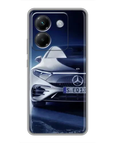 Чехол для Xiaomi Poco M7 Pro 5G с картинкой «Mercedes EQ — будущее»