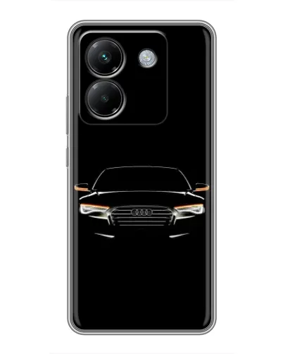 Чехол для Xiaomi Poco M7 Pro 5G с картинкой «Audi — ночной контур» Чехол для Xiaomi Poco M7 Pro 5G с картинкой «Audi — ночной контур»