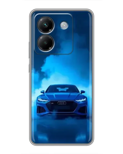 Чехол для Xiaomi Poco M7 Pro 5G с картинкой «Audi — голубая энергия» Чехол для Xiaomi Poco M7 Pro 5G с картинкой «Audi — голубая энергия»