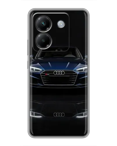 Чехол для Xiaomi Poco M7 Pro 5G с картинкой «Audi — ночное отражение» Чехол для Xiaomi Poco M7 Pro 5G с картинкой «Audi — ночное отражение»