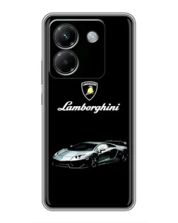 Чехол для Xiaomi Poco M7 Pro 5G с картинкой «Логотип Lamborghini классика»