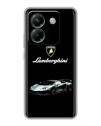 Чехол для Xiaomi Poco M7 Pro 5G с картинкой «Логотип Lamborghini классика»