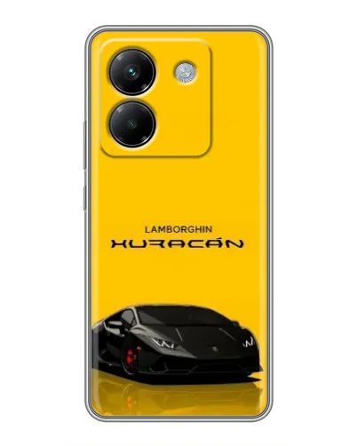 Чехол для Xiaomi Poco M7 Pro 5G с картинкой «Lamborghini Huracan черный»