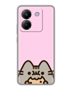 Чохол для Xiaomi Poco M7 Pro 5G з картинкою «Pusheen та печиво» Чохол для Xiaomi Poco M7 Pro 5G з картинкою «Pusheen та печиво»