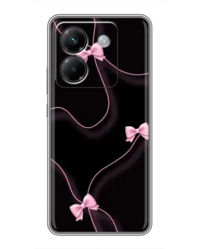 Чехол для Xiaomi Poco M7 Pro 5G с картинкой «Розовые ленты»