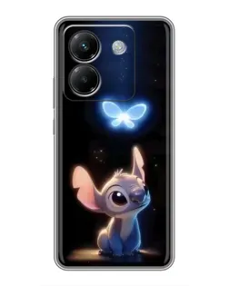 Чехол для Xiaomi Poco M7 Pro 5G с картинкой «Сияющий Стич»