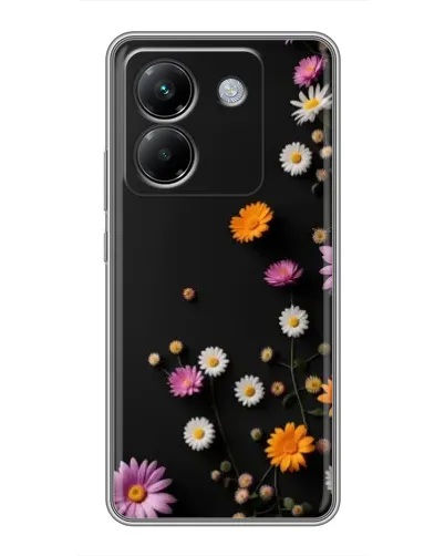 Чехол для Xiaomi Poco M7 Pro 5G с картинкой «Цветочная композиция»