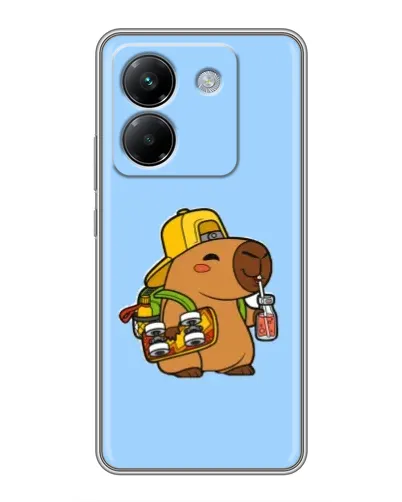 Чехол для Xiaomi Poco M7 Pro 5G с картинкой «Капибара на скейте» Чехол для Xiaomi Poco M7 Pro 5G с картинкой «Капибара на скейте»