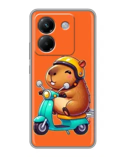Чохол для Xiaomi Poco M7 Pro 5G з картинкою «Капібара на скутері» Чохол для Xiaomi Poco M7 Pro 5G з картинкою «Капібара на скутері»