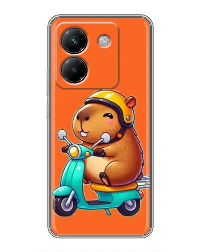 Чехол для Xiaomi Poco M7 Pro 5G с картинкой «Капибара на скутере» Чехол для Xiaomi Poco M7 Pro 5G с картинкой «Капибара на скутере»