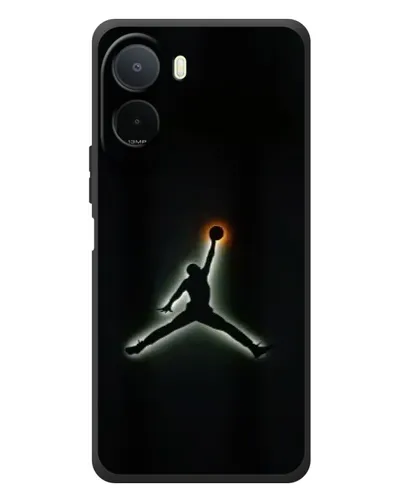 Чехол для Xiaomi POCO M7 с картинкой «Jordan Gradient Logo»