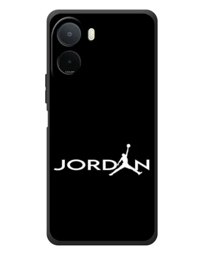 Чехол для Xiaomi POCO M7 с картинкой «Jordan White Logo»