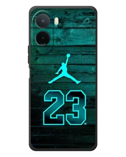 Чехол для Xiaomi POCO M7 с картинкой «Jordan Cyan 23»