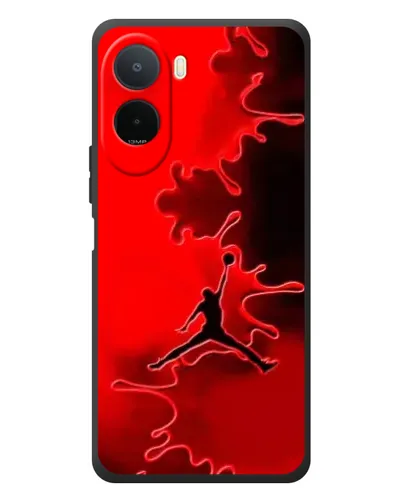 Чехол для Xiaomi POCO M7 с картинкой «Jordan Red Smoke»
