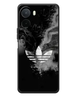Чехол для Xiaomi POCO M7 с картинкой «Абстрактный дым Adidas»