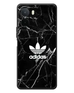 Чехол для Xiaomi POCO M7 с картинкой «Белый мрамор Adidas»