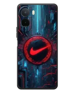 Чехол для Xiaomi POCO M7 с картинкой «Техногенный стиль Nike»