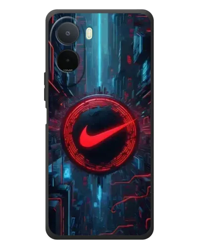 Чехол для Xiaomi POCO M7 с картинкой «Техногенный стиль Nike» Чехол для Xiaomi POCO M7 с картинкой «Техногенный стиль Nike»