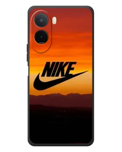 Чехол для Xiaomi POCO M7 с картинкой «Nike — вечерний горизонт»