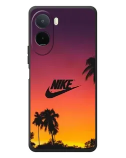 Чехол для Xiaomi POCO M7 с картинкой «Nike на закате солнца»