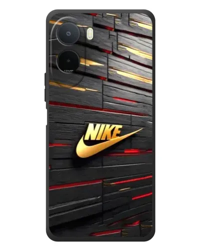 Чехол для Xiaomi POCO M7 с картинкой «Золотой Nike на металле» Чехол для Xiaomi POCO M7 с картинкой «Золотой Nike на металле»