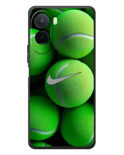 Чехол для Xiaomi POCO M7 с картинкой «Теннисные мячи Найк»