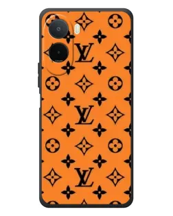 Чехол для Xiaomi POCO M7 с картинкой «Оранжевый стиль LV»