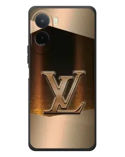 Чехол для Xiaomi POCO M7 с картинкой «LV — золотое сияние»
