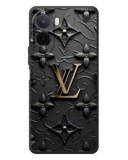 Чехол для Xiaomi POCO M7 с картинкой «Кожаная текстура LV»