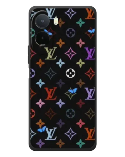 Чехол для Xiaomi POCO M7 с картинкой «Цветная монограмма LV» Чехол для Xiaomi POCO M7 с картинкой «Цветная монограмма LV»