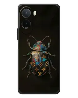 Чехол для Xiaomi POCO M7 с картинкой «LV — мраморный принт»