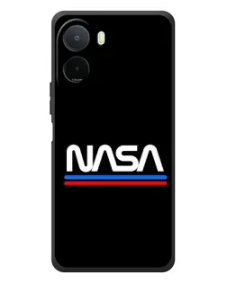 Чохол для Xiaomi POCO M7 з картинкою «NASA — класика Red Blue»