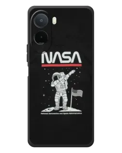 Чохол для Xiaomi POCO M7 з картинкою «NASA — крокуємо по Місяцю»