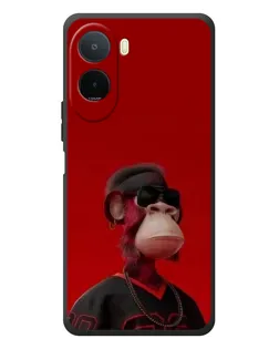 Чохол для Xiaomi POCO M7 з картинкою «Bored Ape в червоному»