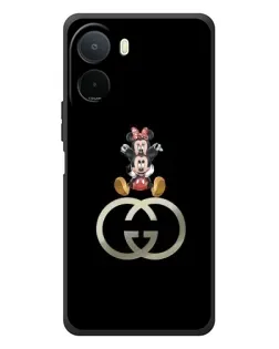 Чохол для Xiaomi POCO M7 з картинкою «Мінні Маус на лого»