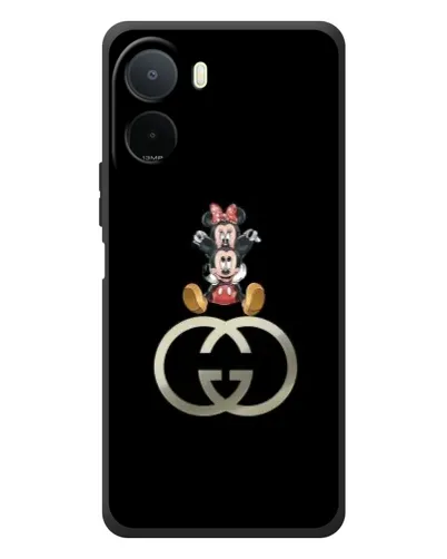 Чохол для Xiaomi POCO M7 з картинкою «Мінні Маус на лого»