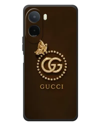 Чохол для Xiaomi POCO M7 з картинкою «Gucci — золотий метелик»