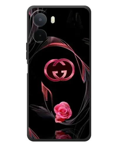 Чохол для Xiaomi POCO M7 з картинкою «Gucci — неонова троянда»