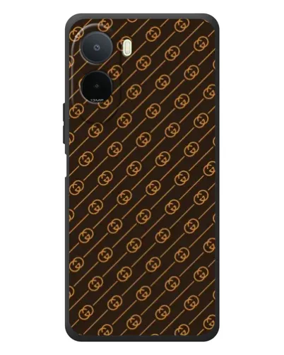 Чохол для Xiaomi POCO M7 з картинкою «Gucci — золоті діагоналі»